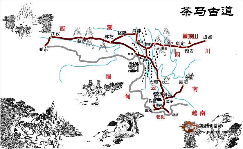Image result for 茶马古道